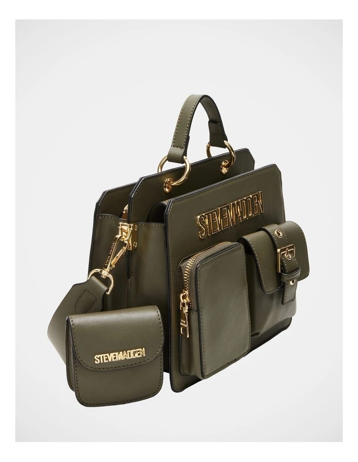BEvelynu Top Handle Bag in Olive image 2
