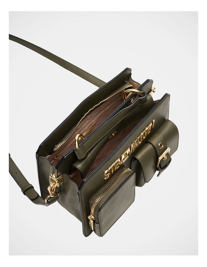 BEvelynu Top Handle Bag in Olive image 5