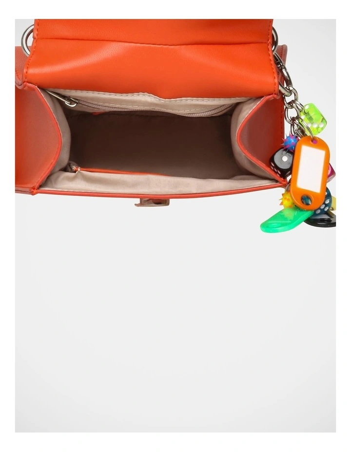 BDeedee Top Handle Bag in Orange image 5