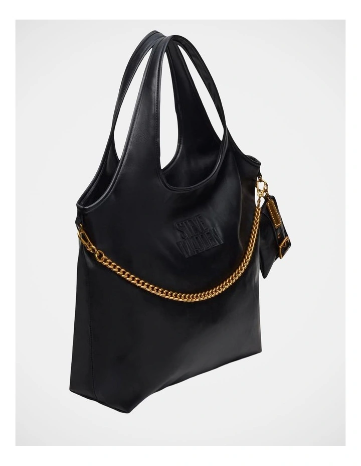 BGrungy Tote Bag in Black image 2