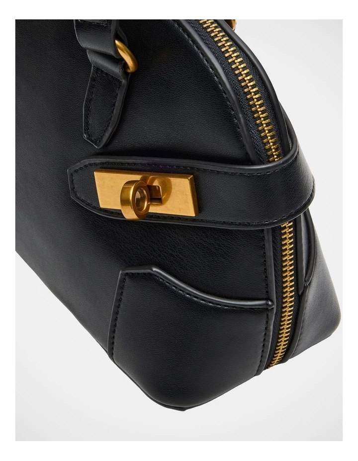 BJoshua Satchel Bag in Black image 4