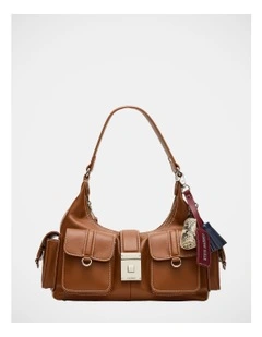 BIssac Shoulder Bag in Cognac
