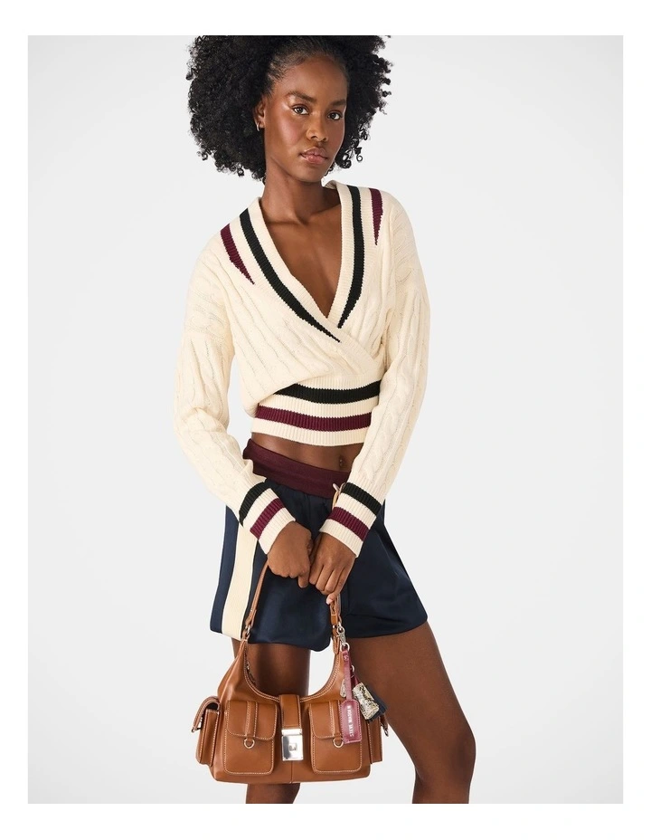 BIssac Shoulder Bag in Cognac image 2