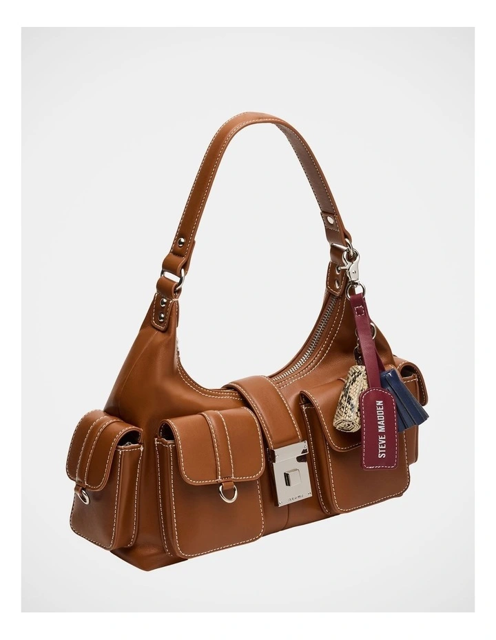 BIssac Shoulder Bag in Cognac image 3