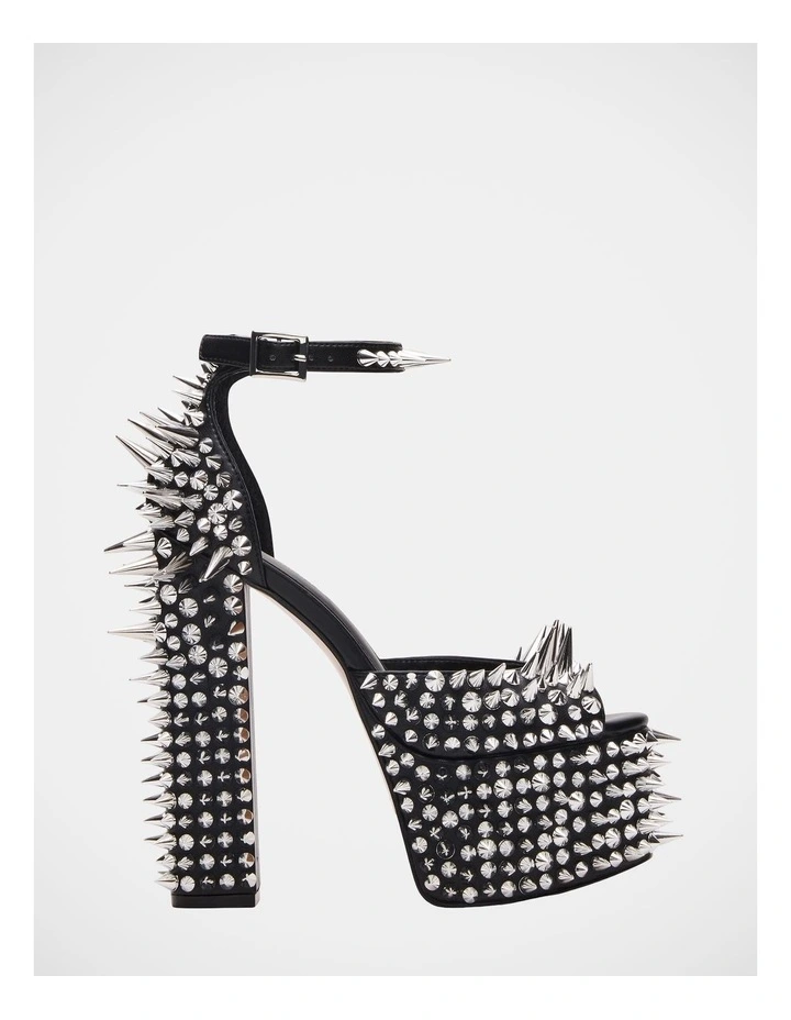 Punk Dress Heels in Black image 1