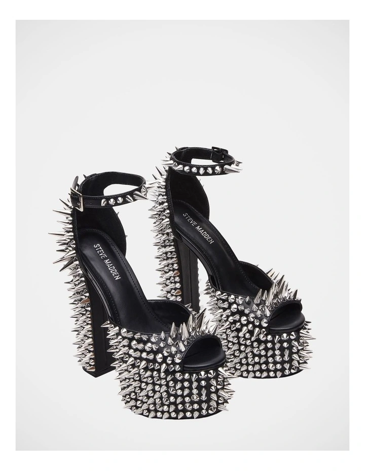 Punk Dress Heels in Black image 2