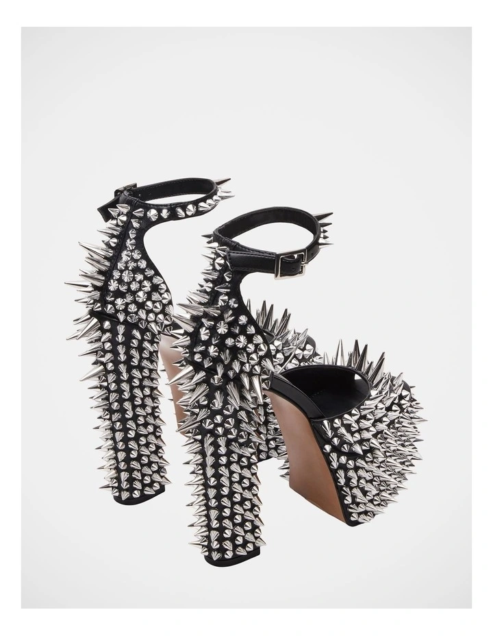 Punk Dress Heels in Black image 4