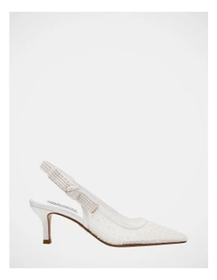 Ensemble-P Dress Heels in White