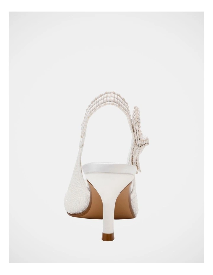 Ensemble-P Dress Heels in White image 6