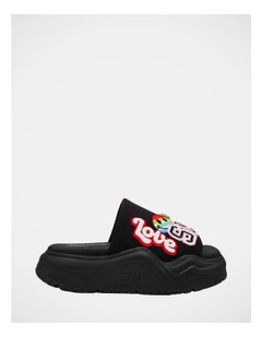 Spanky-P Sandals in Black