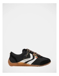 Bassett Sneakers in Black/White