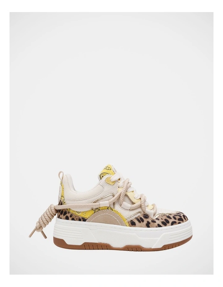 Brouhaha Sneakers in Leopard Multi image 1
