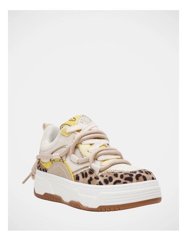 Brouhaha Sneakers in Leopard Multi image 2