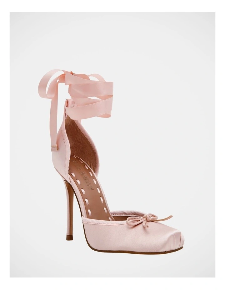 Larina Dress Heels in Pink Satin image 2