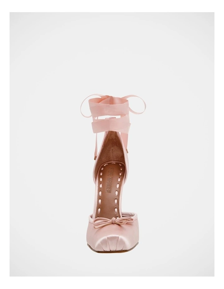 Larina Dress Heels in Pink Satin image 3