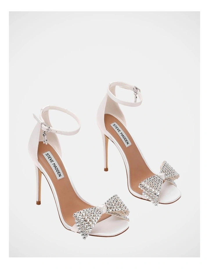 Newlywed Dress Heels in Ivory Satin image 2