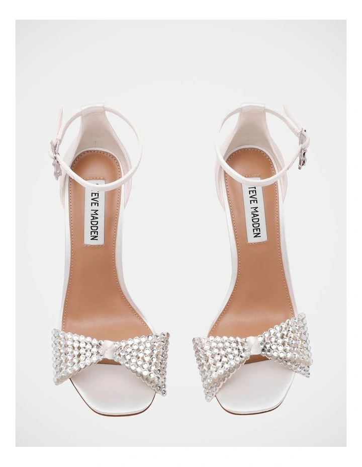 Newlywed Dress Heels in Ivory Satin image 3