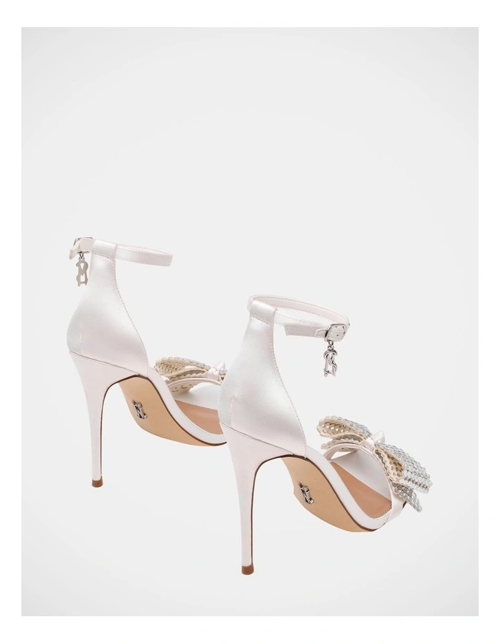 Newlywed Dress Heels in Ivory Satin image 4