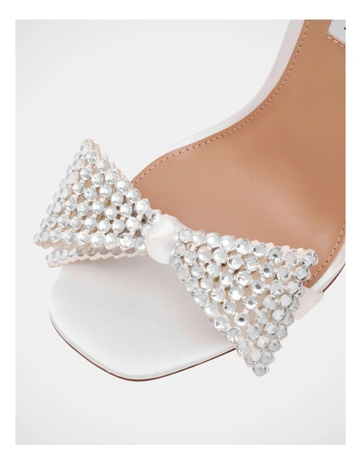 Newlywed Dress Heels in Ivory Satin image 5