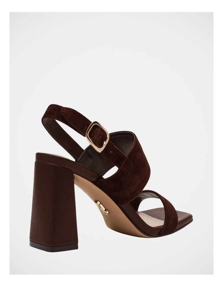 Wendie Dress Heels in Chocolate Brown Suede image 5