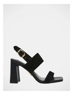 Wendie Dress Heels in Black Suede