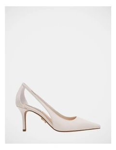Altra Dress Heels in Ivory Pearl Leather
