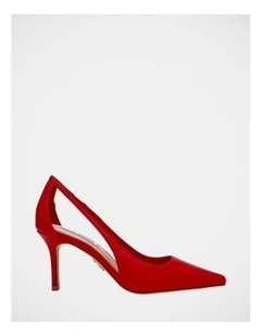 Altra Dress Heels in Red Leather