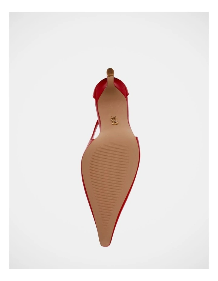 Altra Dress Heels in Red Leather image 7