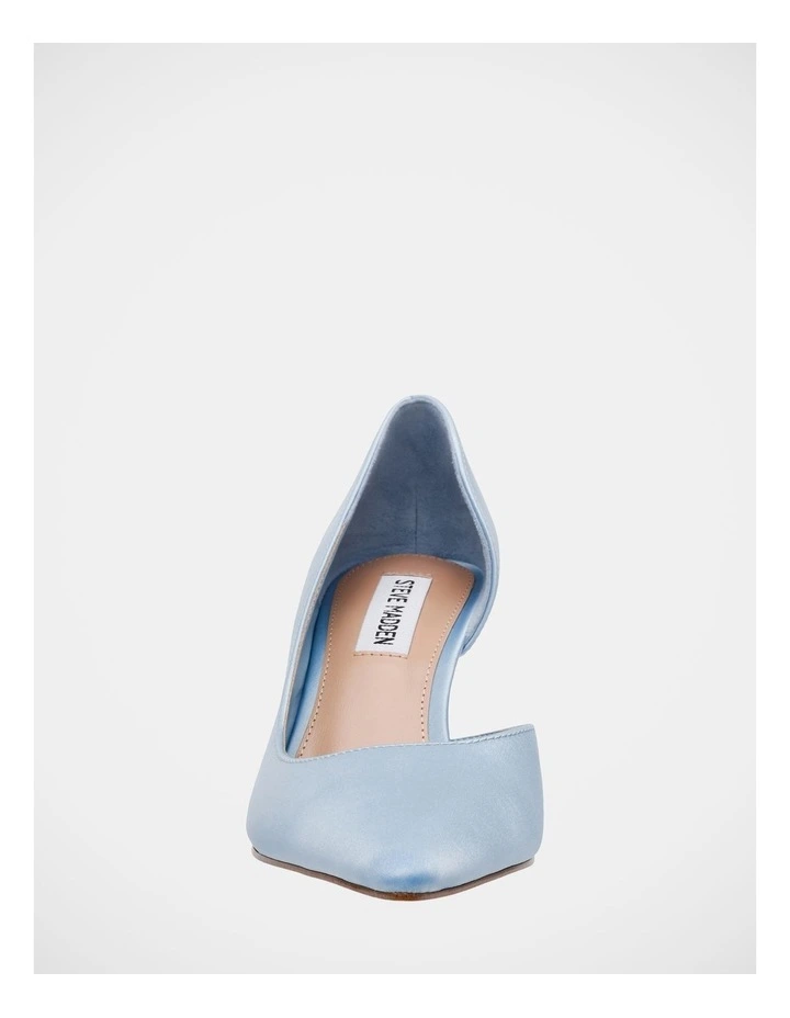 Vena Dress Heels in Baby Blue Satin image 3