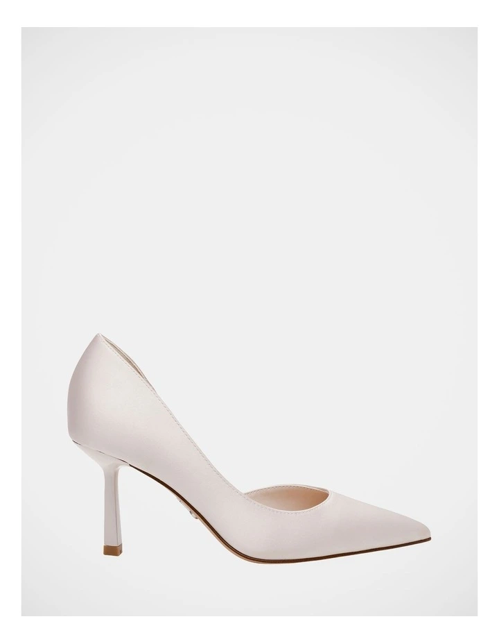 Vena Dress Heels in Ivory Pearl Satin image 1