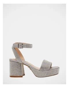 Mercerr-R Dress Heels in Rhinestone