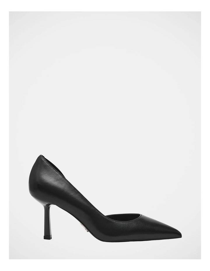 Vena Dress Heels in Black Leather image 1