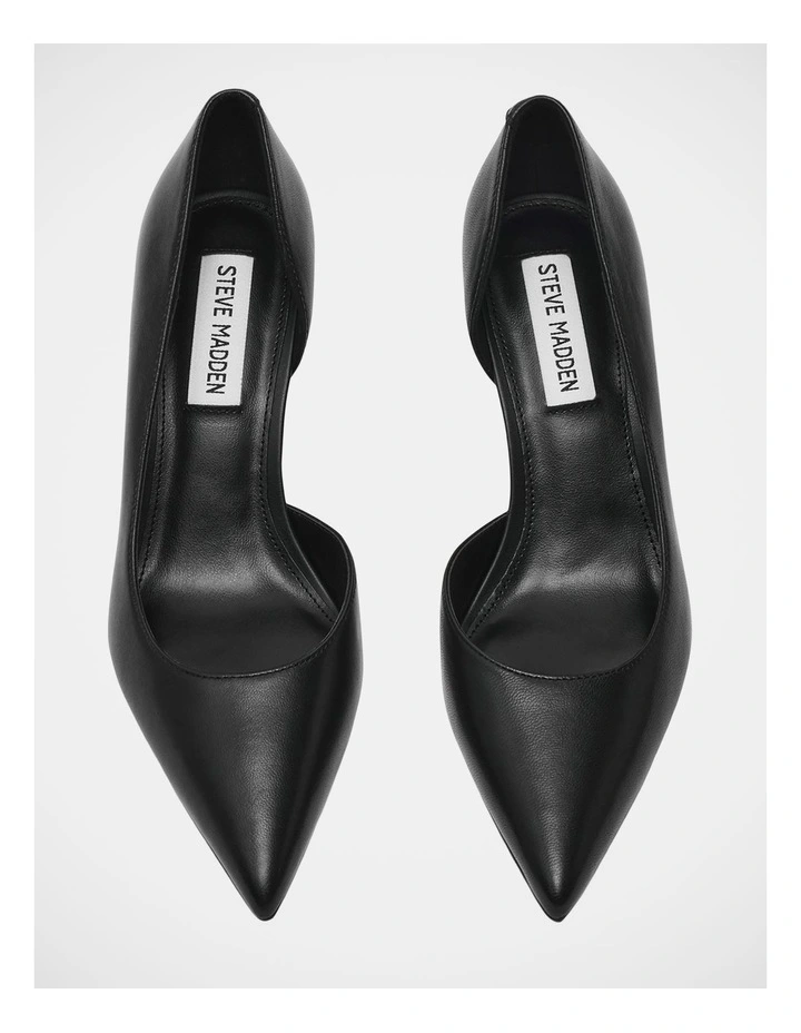 Vena Dress Heels in Black Leather image 3