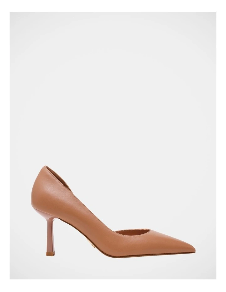 Vena Dress Heels in Dark Blush Leather image 1