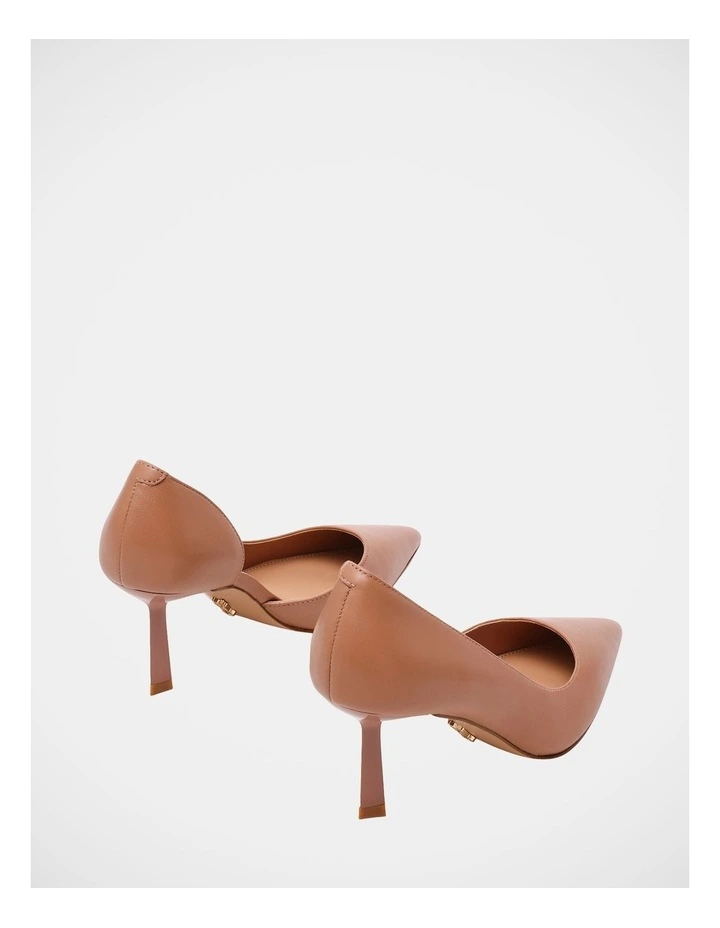 Vena Dress Heels in Dark Blush Leather image 4