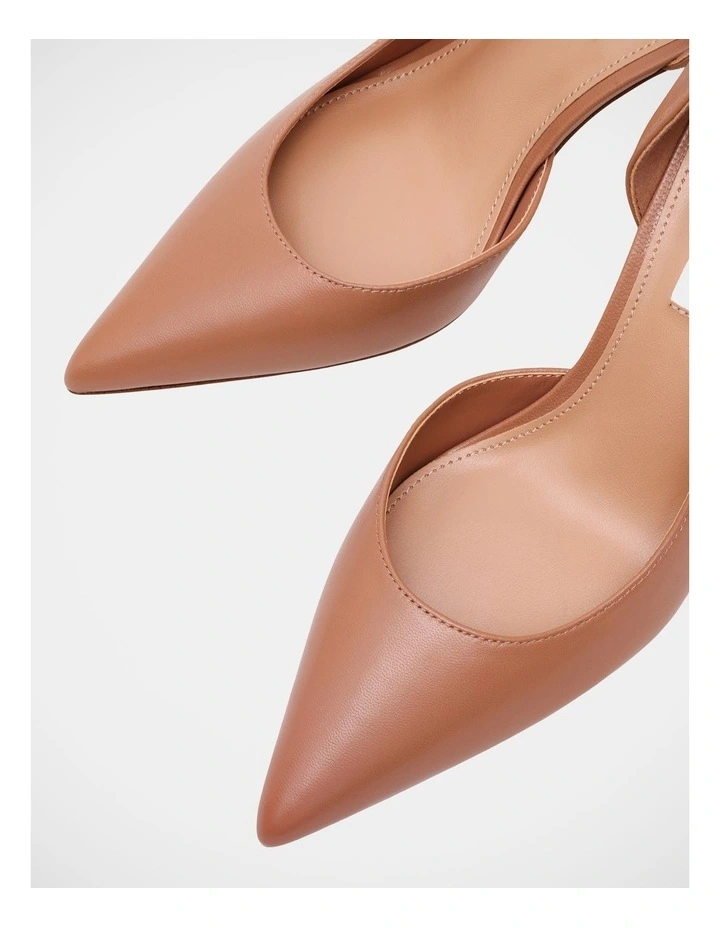Vena Dress Heels in Dark Blush Leather image 5