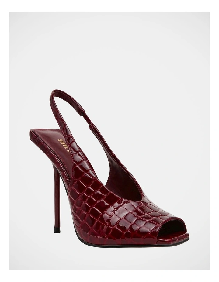 Lucian Dress Heels in Wine Croco image 3