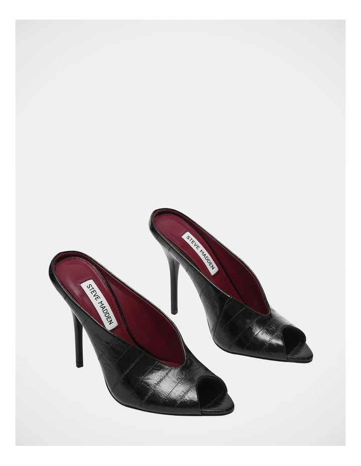 Agaze Dress Heels in Black Eel image 2