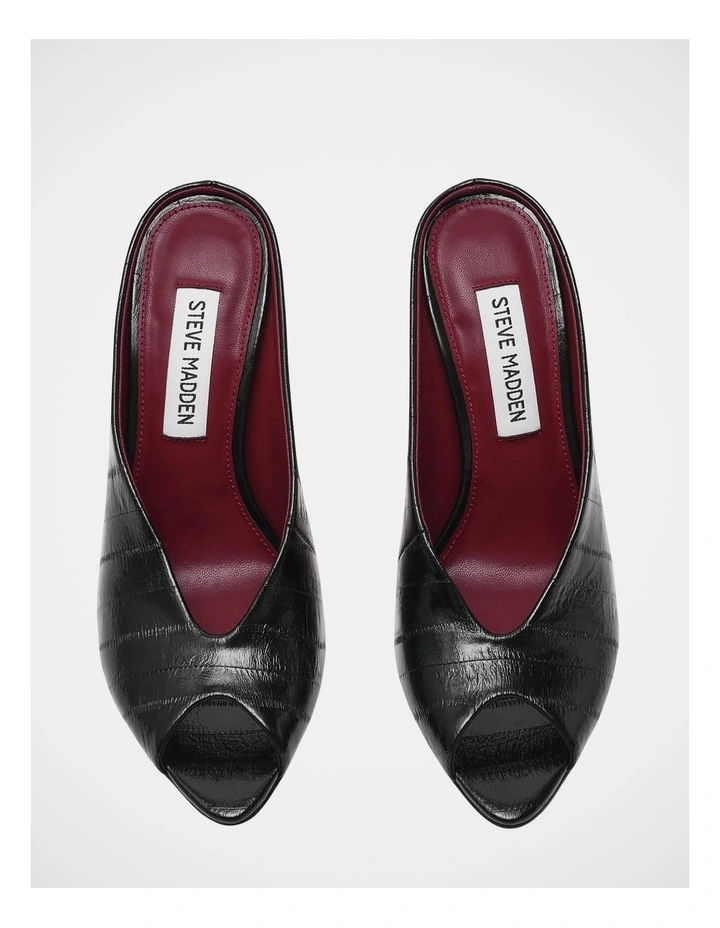Agaze Dress Heels in Black Eel image 4