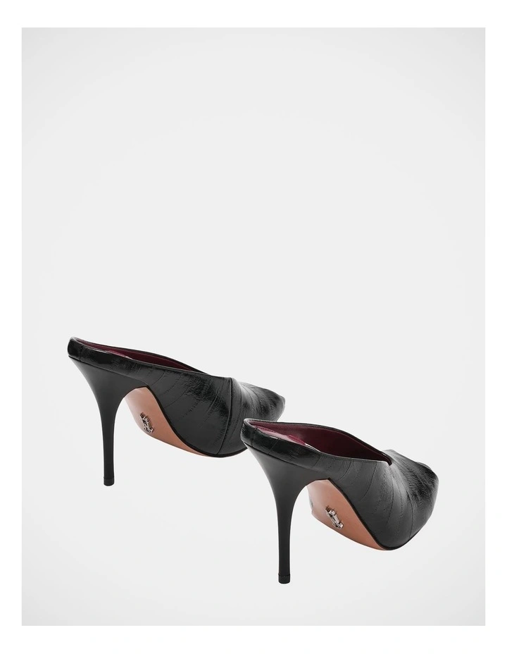 Agaze Dress Heels in Black Eel image 5
