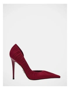 Evangeline Dress Heels in Burgundy
