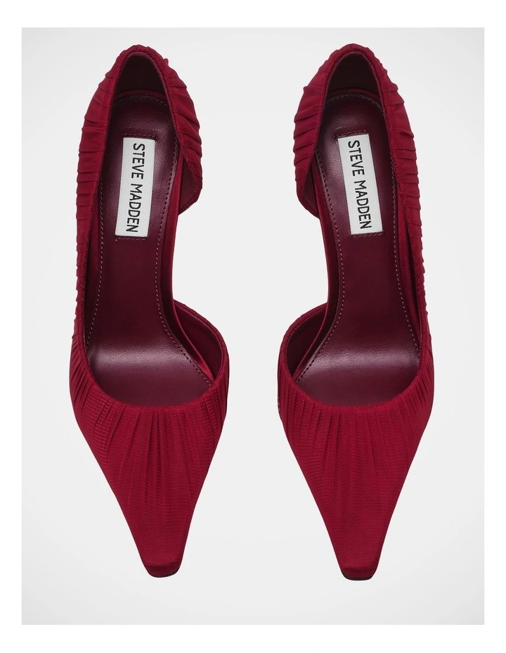 Evangeline Dress Heels in Burgundy image 3