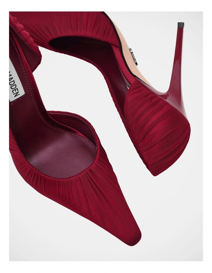 Evangeline Dress Heels in Burgundy image 5
