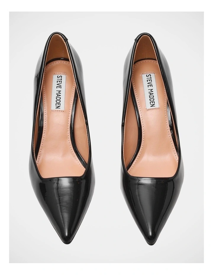 Brynnn Dress Heels in Black Patent image 3