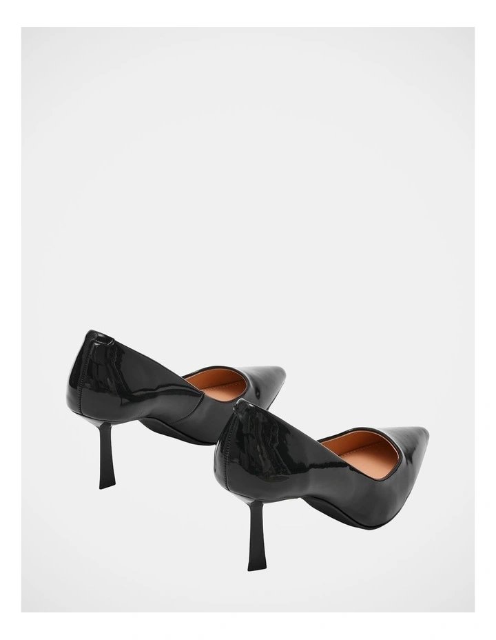 Brynnn Dress Heels in Black Patent image 4