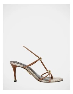Ramos Dress Heels in Natural Snake