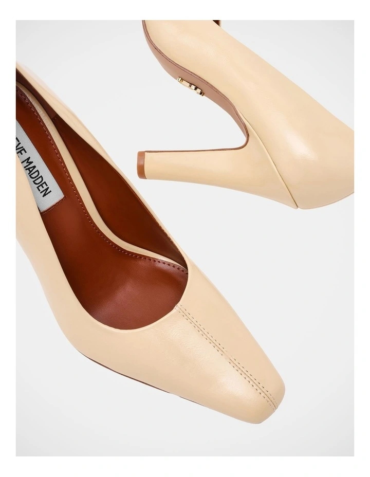 Kiku Dress Heels in Butter Yellow image 5