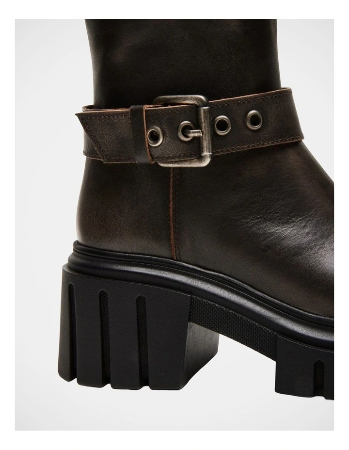 Brigade Boots in Brown Distressed image 5