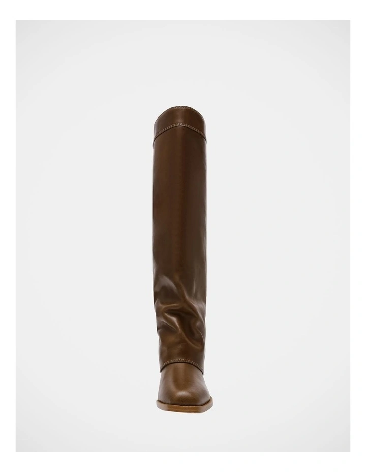 Winnick Boots in Olive Leather image 3