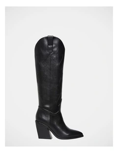 Arizona Boots in Black Paris